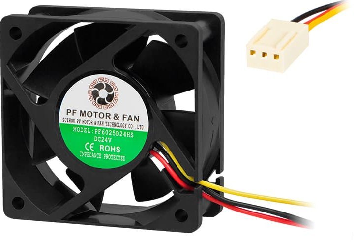 Wentylator Blow 60x25mm 24V ślizgowy