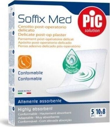PIC PIC Soffix plaster pooperacyjny 10x8cm 5szt