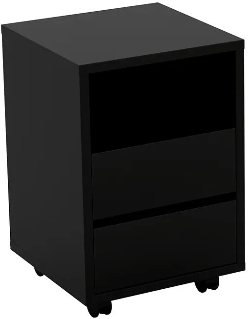 Kontenerek biurowy AGAPI czarny HELVETIA