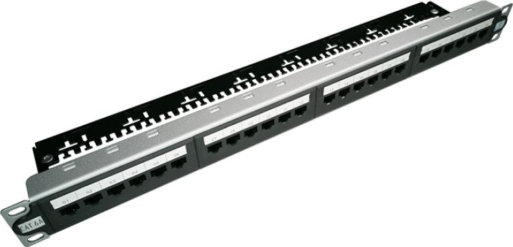 Alantec Patch panel UTP kat.6A 24 porty LSA 1U (PK051)