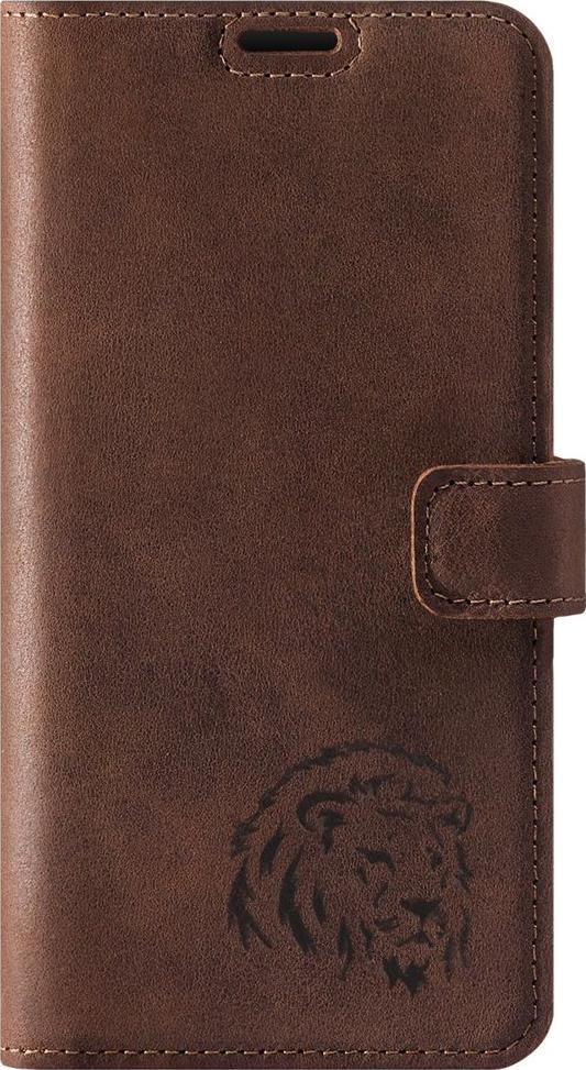 Surazo Wallet case - Orzechowy - Lew Xiaomi Redmi Note 8T