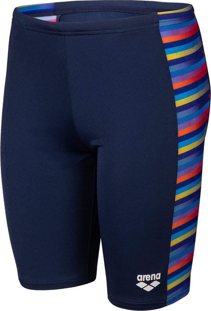 Arena Dziecięce Bokserki Kąpielowe Boy's Racing Stripe Swim Jammer dress blues rozmiar 6-7