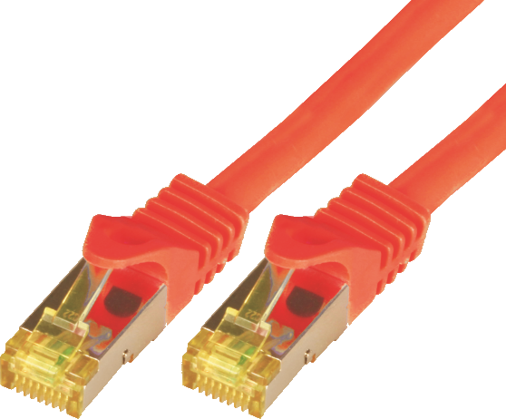 Mcab Patchcord, Cat7, S-FTP, PIMF, LSZH, 7.5m, czerowny (3793)