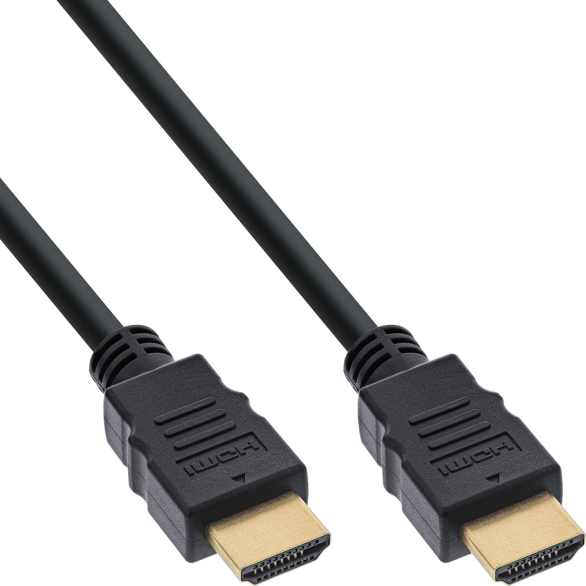 InLine® HDMI Kabel, HDMI-High Speed mit Ethernet, Stecker/Stecker, schwarz, 3m