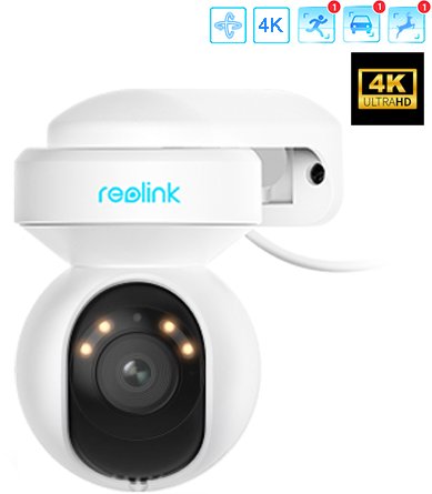 Kamera WIFI zewnętrzna Reolink E1 Outdoor 4K 8mpx | obrotowa | PoE | 3 x zoom | śledzenie obiektów