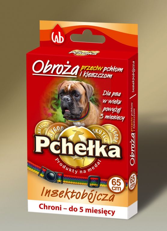 LAB PCHEŁKA OBROŻA DLA PSA 65cm
