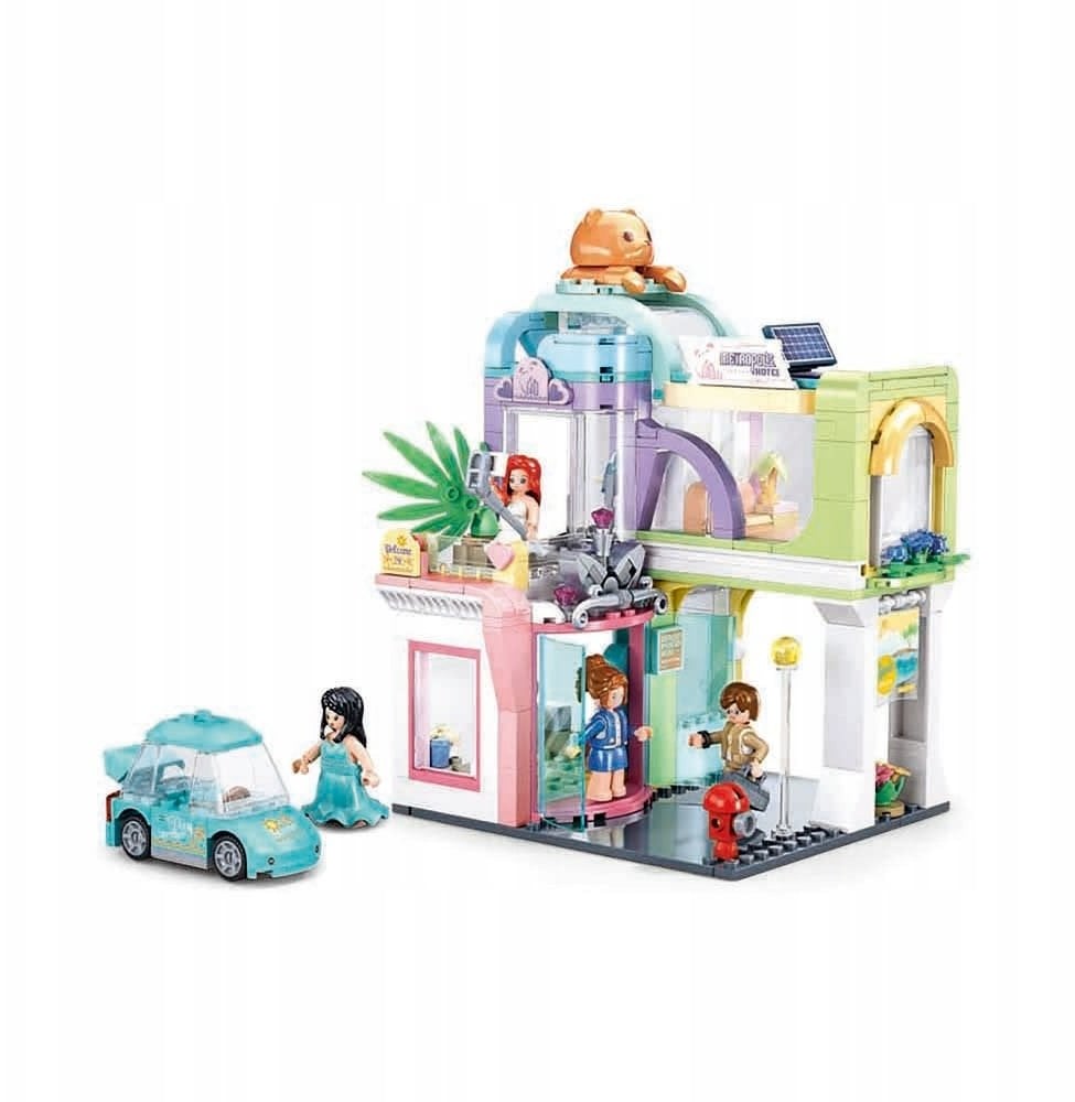 Sluban Crown hotel – 435 det. konstruktor dzieciom 6+, długość 17,6 cm