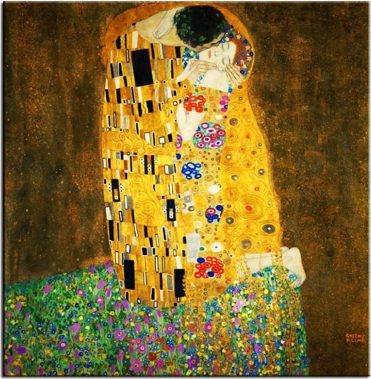 GO-BI Obraz - Gustav Klimt reprodukcja 100x100cm