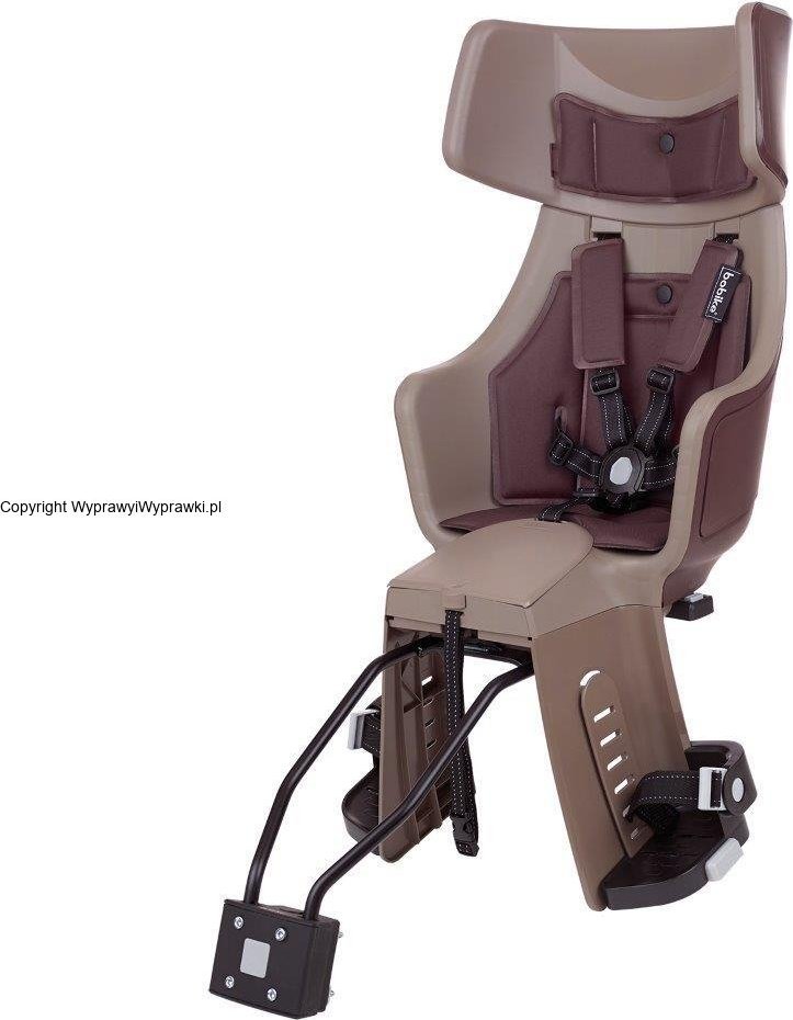 Bobike FOTELIK ROWEROWY BOBIKE Tour PLUS 1P do ramy toffee brown