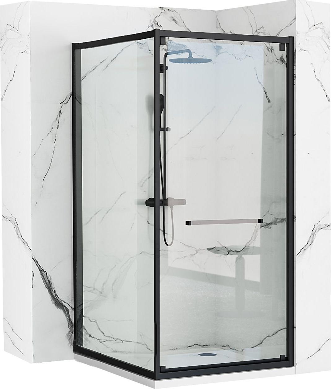 Rea Rea Kabina prysznicowa Rea Space In Black 80x100