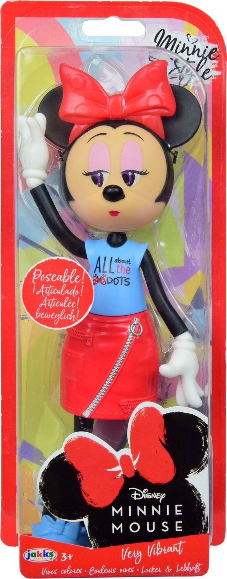 Figurka Jakks Pacific Disney Myszka Minnie Very Vibrant (20989)
