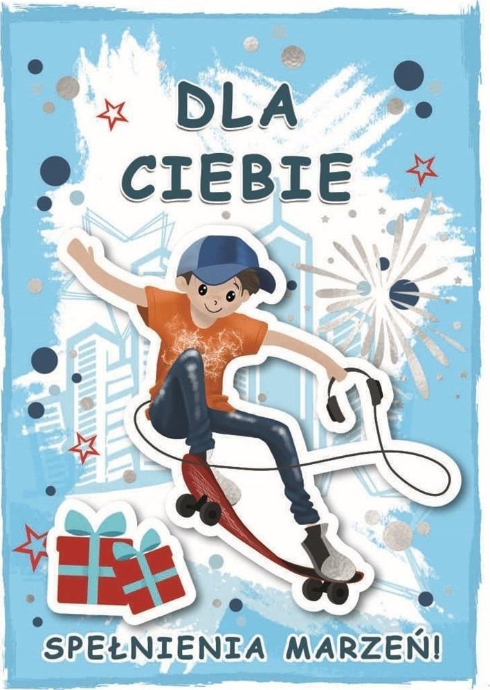 Karnet urodziny chłopiec