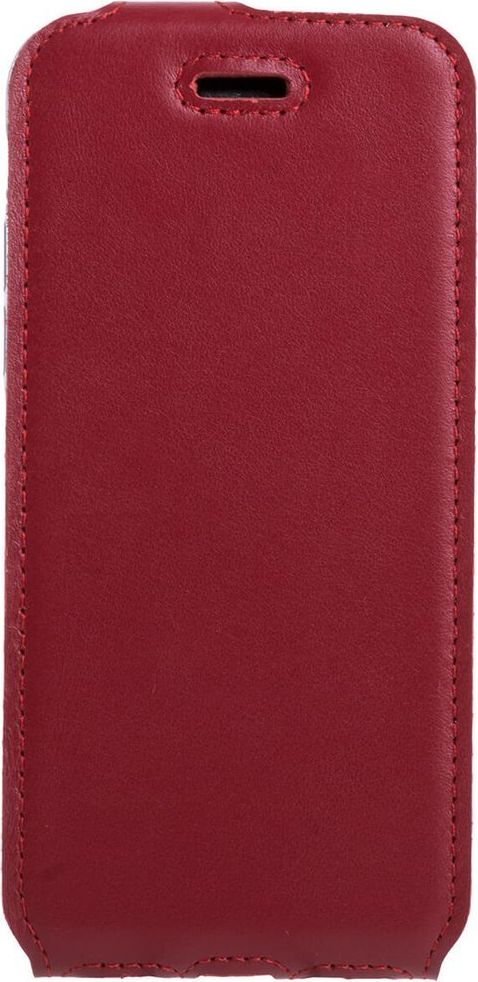 Surazo Futerał na telefon Surazo ze skóry naturalnej Flip case - Costa Czerwona