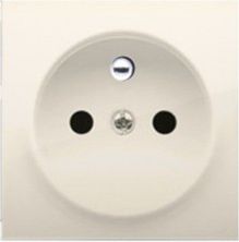 Kontakt-Simon Pokrywa gniazda pojedynczego z przesłonami kremowa (DGZ1ZP/41)