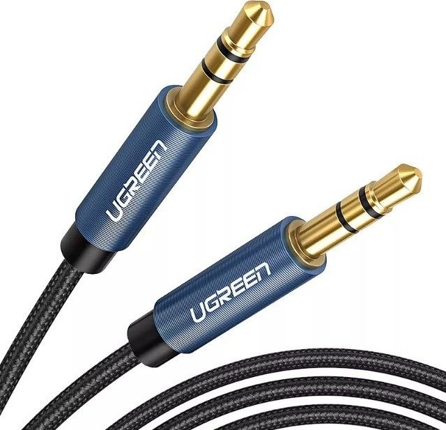 Kabel Ugreen Jack 3.5mm - Jack 3.5mm 1m niebieski (60179)