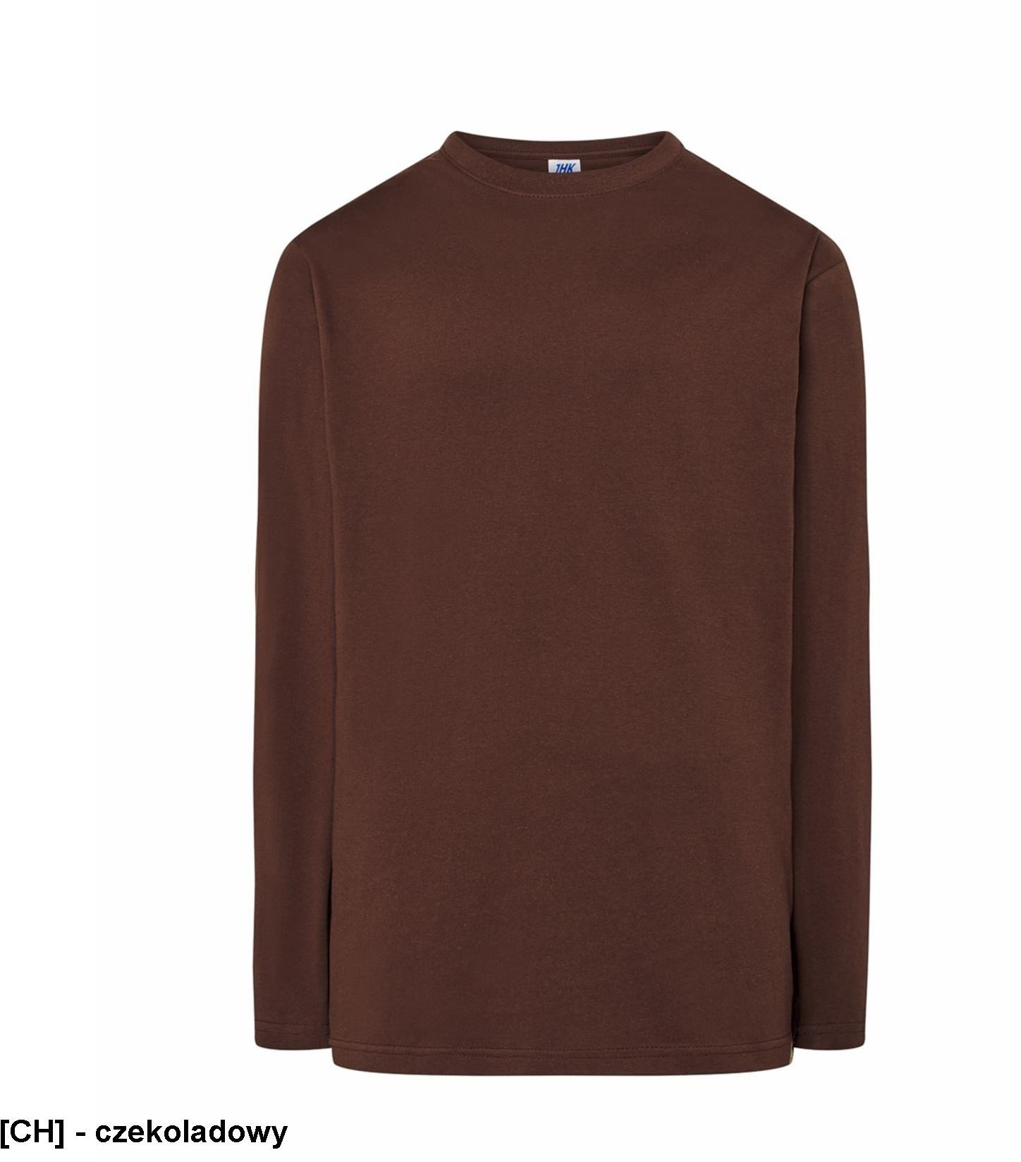 TSRA150LS - T-Shirt JHK męski z długim rękawem - czerwony XS