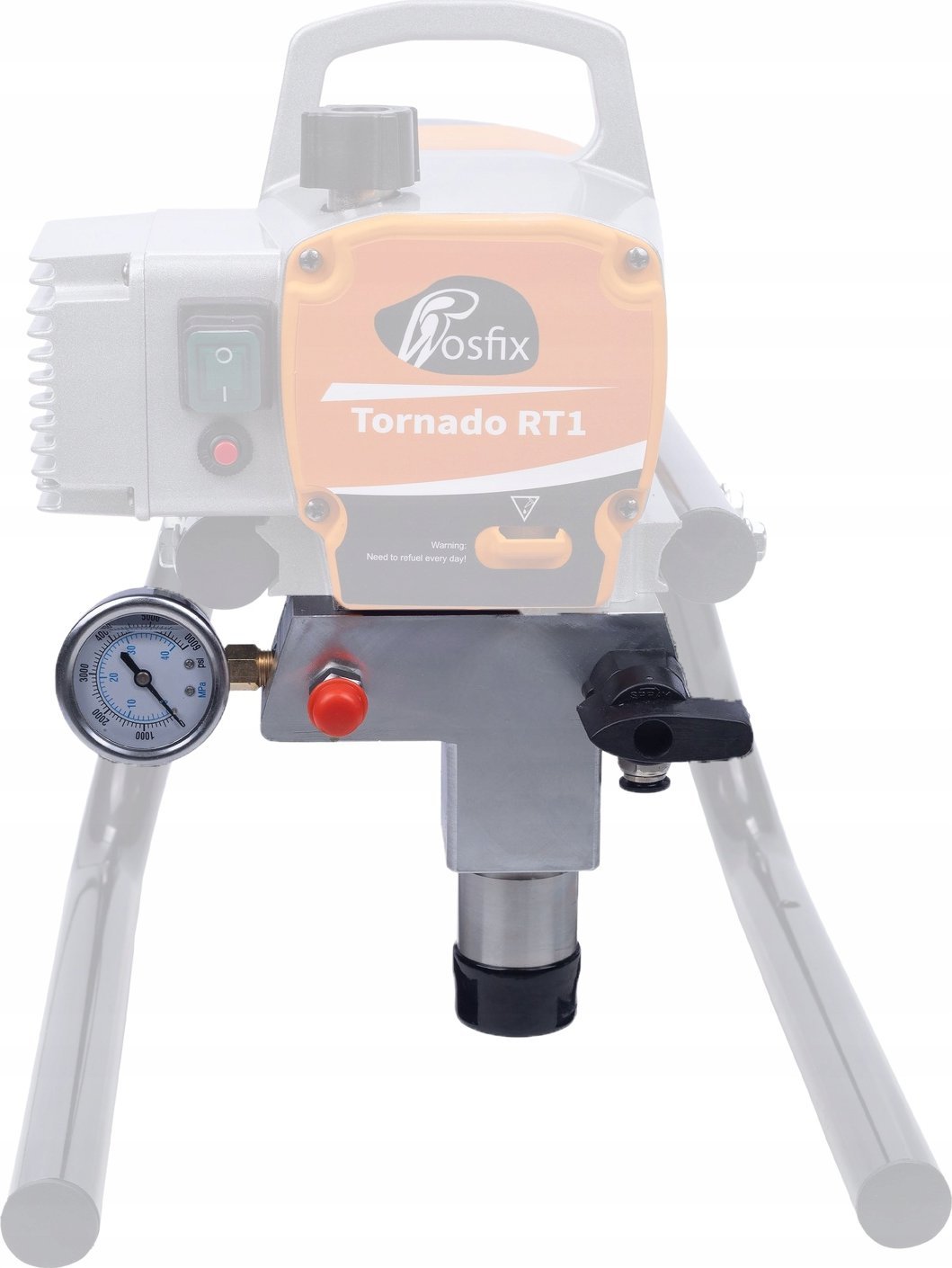 Rosfix ZESPÓŁ POMPY POMPA Z MANOMETREM DO AGREGATU MALARSKIEGO ROSFIX TORNADO RT1