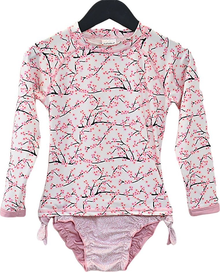 DucKsday Dwuczęściowy kostium uv dziewczęcy 98-104, 3-4 lata, UPF50, koszulka i majtki, Ducksday, Rosie