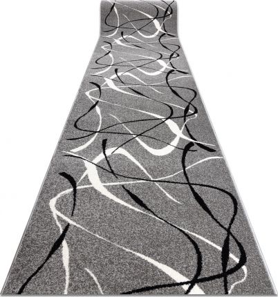 Dywany Łuszczów Chodnik SILVER CHOCO szary 70 cm, 70x1350 cm