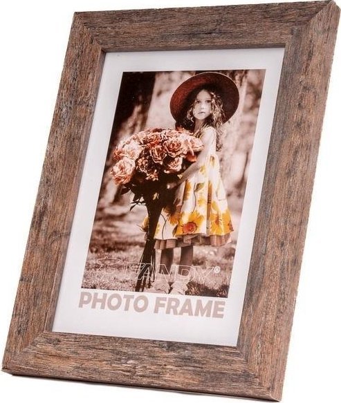 Ramka Narvik 10x15 3 brązowa