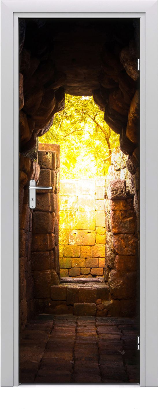 Tulup Fototapeta samoprzylepna na drzwi 75 x 205 cm Nawet trzymanie DESCH Loss Keller