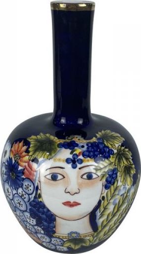 DKD Home Decor Wazon DKD Home Decor Porcelana Czarny Shabby Chic (17 x 17 x 29 cm)