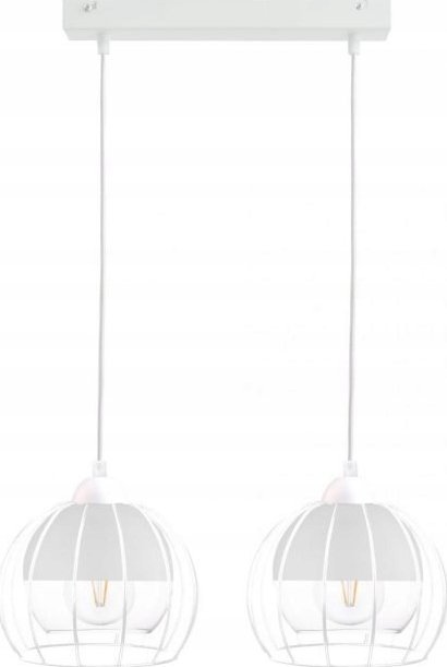 Lampa wisząca Keter Lighting Lampa wisząca 2xE27 SOLO WHITE