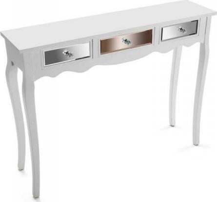 Bigbuy Home Mebel do Przedpokoju z 3 Szufladami Versa Ferrara Drewno (25 x 80,5 x 106,5 cm)