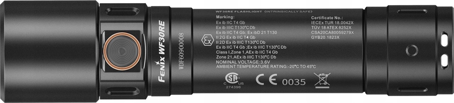 Latarka Fenix Fenix WF30RE EX 280 lm Torch