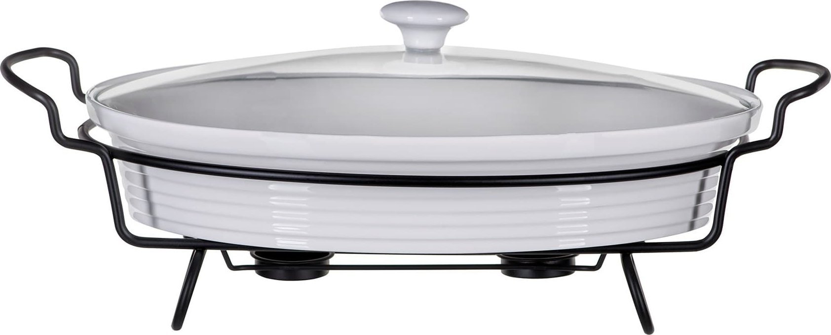 Maestro NACZYNIE ŻAROODPORNE 2.2L Z POKRYWKĄ I PODGRZEWACZEM MAESTRO MR-11460-74