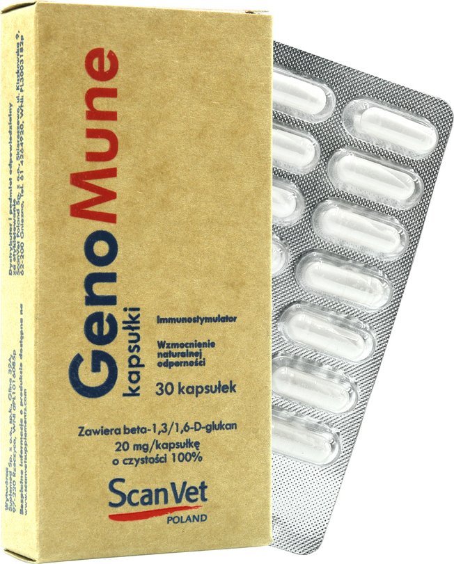 ScanVet GenoMune 20mg x 30 kapsułek