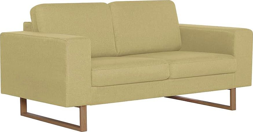 Elior Elegancka dwuosobowa sofa Williams 2X - zielona