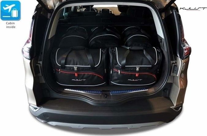 KJUST RENAULT ESPACE 2014+ TORBY DO BAGAŻNIKA 5 SZT uniwersalny