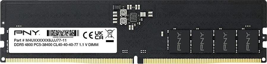 Pamięć PNY Performance, DDR5, 16 GB, 4800MHz, CL40 (MD16GSD54800-TB)