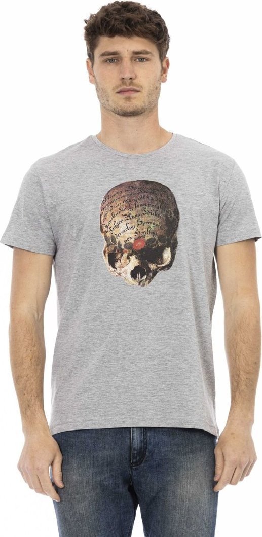 Trussardi Action T-shirty marki Trussardi Action model 2AT36 kolor Szary. Odzież Męskie. Sezon: 2XL