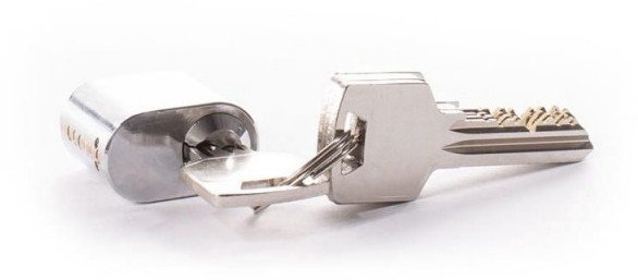 SCAND TYPE OVAL CYLINDER 32MM CHROME 5K