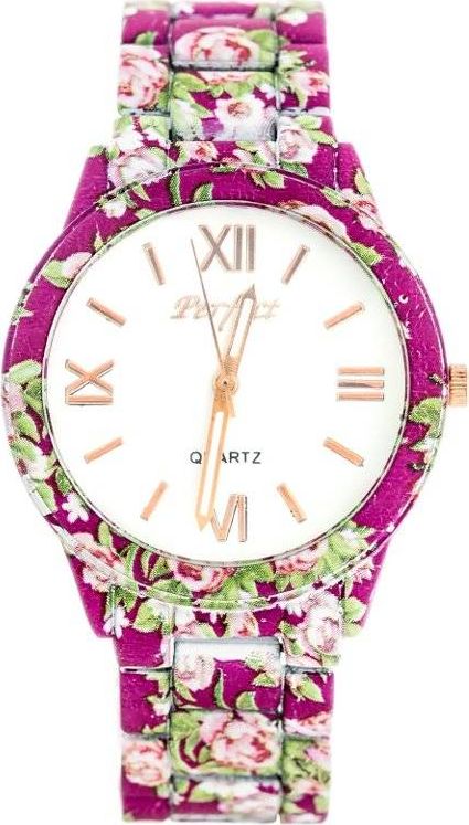 Zegarek Perfect ZEGAREK DAMSKI PERFECT A675 - FLOWERS 2 (zp769c)