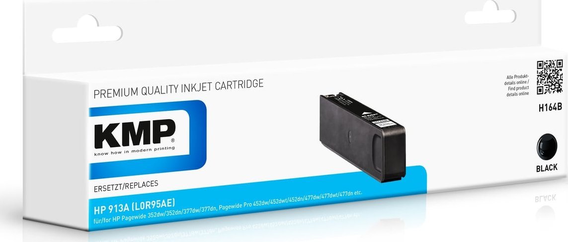 KMP H164B nabój z tuszem zamienny Czarny