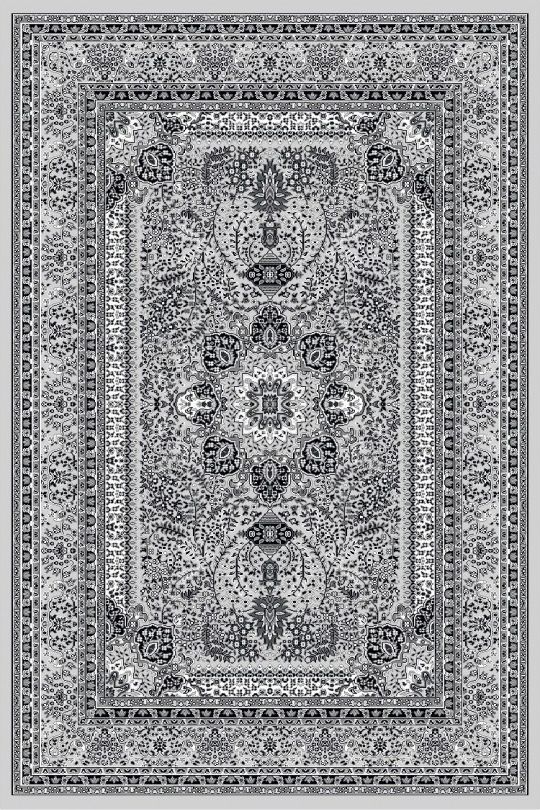 Ayyildiz Hali Dywan klasyczny do salonu Manar MARRAKESH Szary Prostokąt 240x340 cm