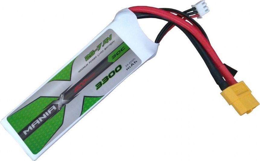 ManiaX 3300mAh 7.4V 30C ManiaX - nadajnikowo-odbiornikowy