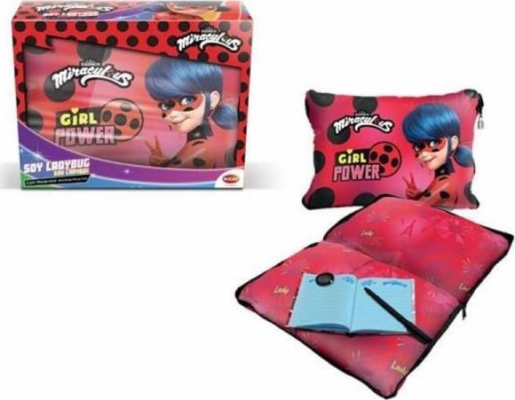 Bizak Poduszka Bizak Miraculous Girl Power Notatnik 10,3 x 38 x 26 cm