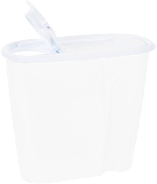 Excellent Houseware Pojemnik kuchenny na produkty sypkie biały 1.5 l (ID77073)