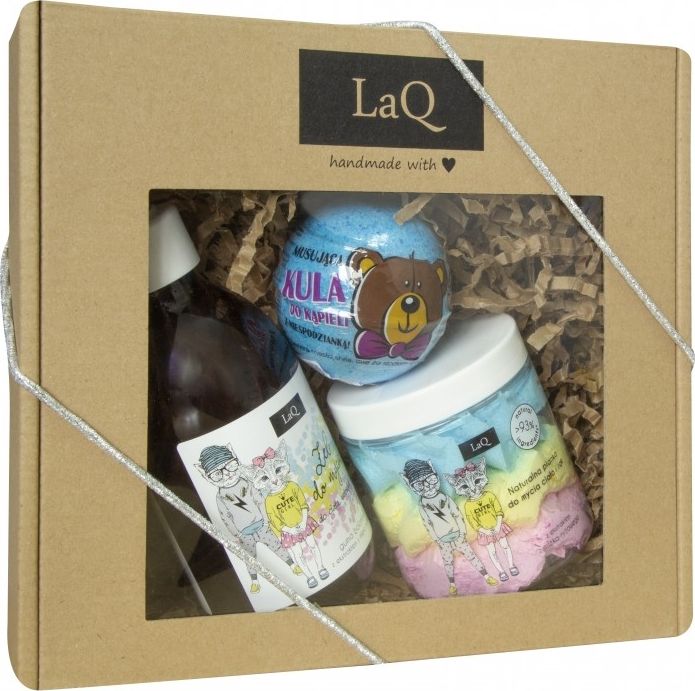 LaQ Zestaw Guma Balonowa dla dzieci żel+pianka 3 kol+kula