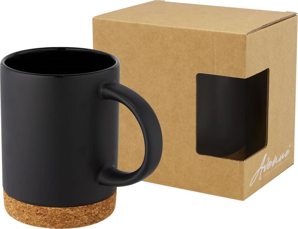 Upominkarnia Neiva Kubek ceramiczny o pojemności 425 ml z korkową podstawą