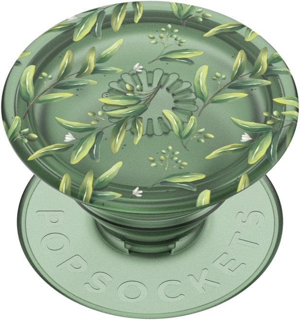 Uchwyt i podstawka do telefonu Popsockets PlantCore Grip Olive zielony 807373