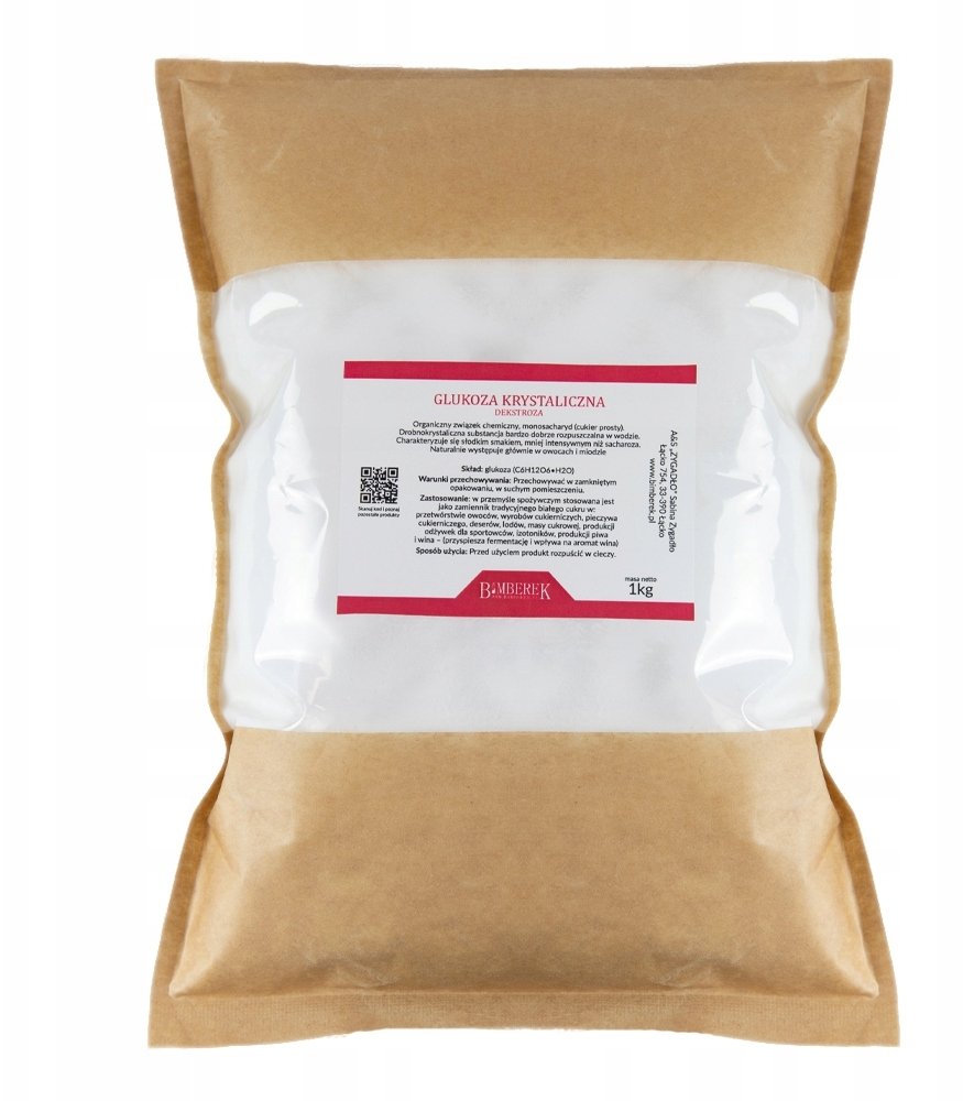 Glukoza krystaliczna dekstroza 1kg do wyrobu piwa