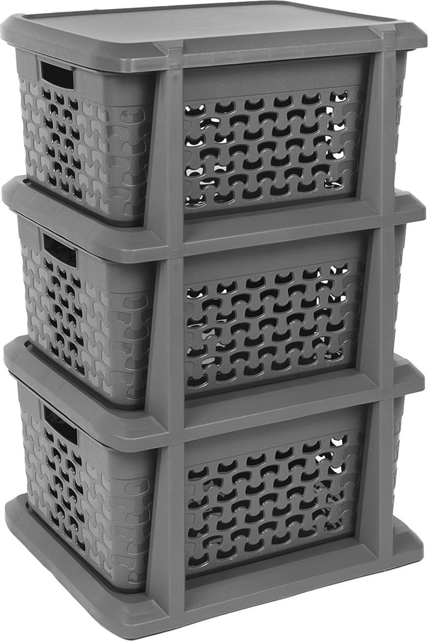 Branq Stojak Cotton z 3 koszami BRANQ 1783