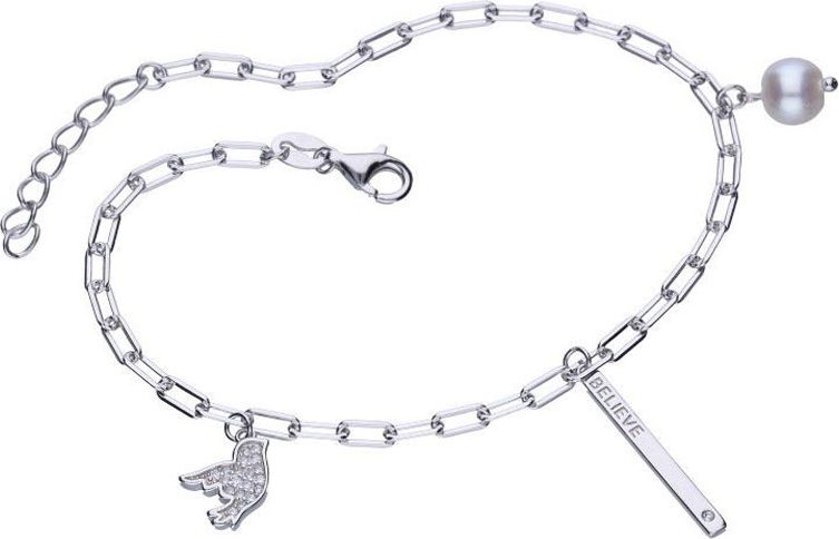 Lovrin Srebrna bransoletka 925 z zawieszkami 3,10g