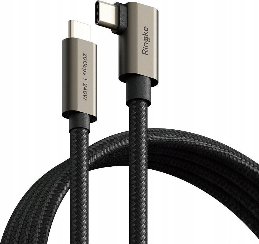Kabel USB Ringke USB-C - USB-C 2 m Czarny (RGK11762)