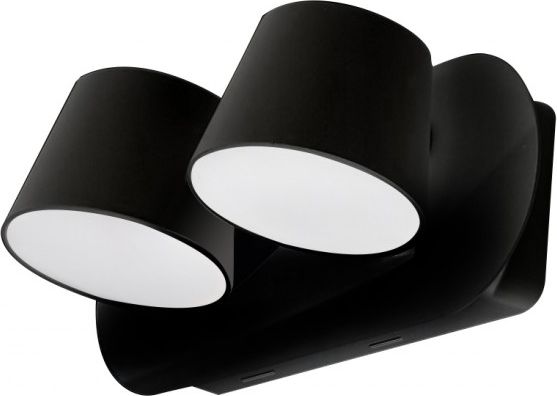 Kinkiet Azzardo Kinkiet czarny AZzardo RAMONA 2 ledowy AZ2563